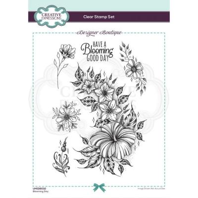 Creative Expressions Designer Boutique Clear Stamp Set - Blooming Day